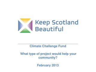 _____________________________________________ Climate Challenge Fund