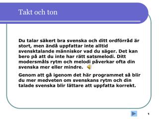 Takt och ton