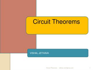 Circuit Theorems