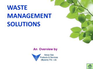 WASTE MANAGEMENT SOLUTIONS