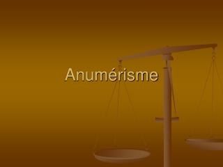 Anumérisme