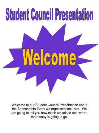 Student Council Presentation