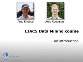 LIACS Data Mining course