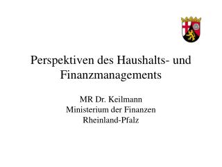 Perspektiven des Haushalts- und Finanzmanagements