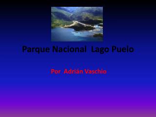 Parque Nacional Lago Puelo