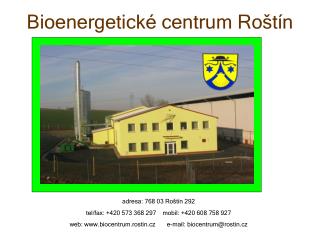 Bioenergetické centrum Roštín
