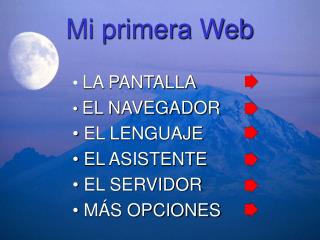 Mi primera Web