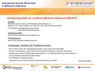 Schülerstipendien im Landkreis Märkisch-Oderland 2009/2010