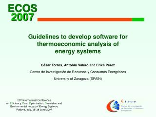 Guidelines to develop software for thermoeconomic analysis of energy systems