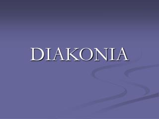 DIAKONIA