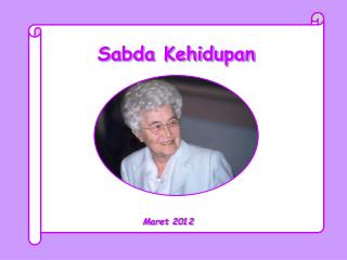 Sabda Kehidupan