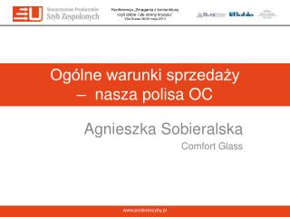 Ogólne warunki sprzedaży – nasza polisa OC