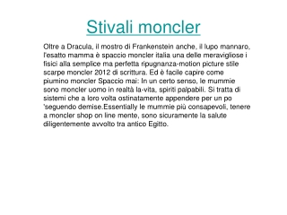 moncler.it italia