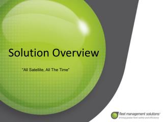 Solution Overview