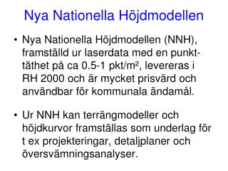 Nya Nationella Höjdmodellen