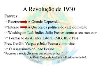 A Revolução de 1930