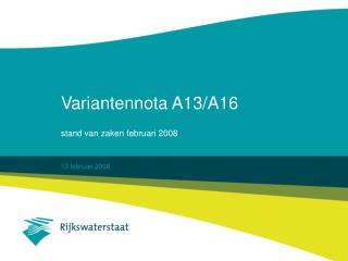 Variantennota A13/A16