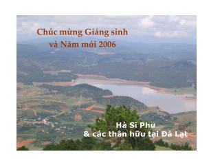 Hà Sĩ Phu &amp; các thân hữu tại Đà Lạt