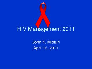 HIV Management 2011