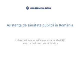 Asistența de sănătate publică în România