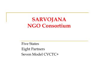 SARVOJANA NGO Consortium