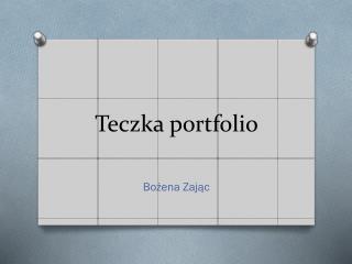 Teczka portfolio