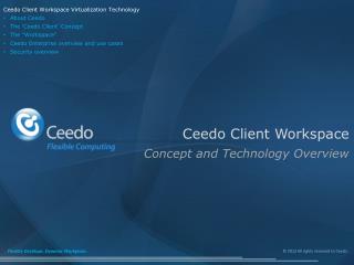 Ceedo Client Workspace