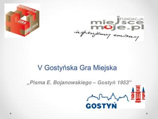 V Gostyńska Gra Miejska