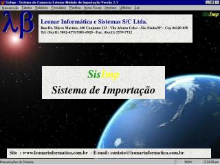 Site : leonarinformatica.br - E-mail: contato@leonarinformatica.br