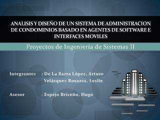 Proyectos de Ingeniería de Sistemas II