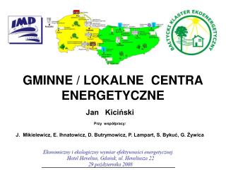 GMINNE / LOKALNE CENTRA ENERGETYCZNE