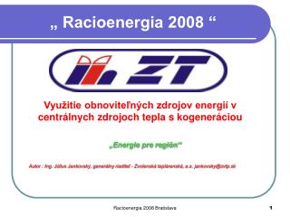 „ Racioenergia 2008 “