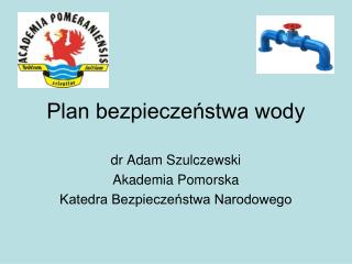 Plan bezpieczeństwa wody