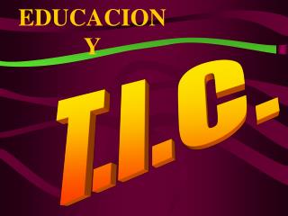 EDUCACION Y