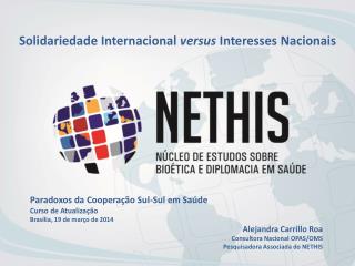 Solidariedade Internacional versus Interesses Nacionais