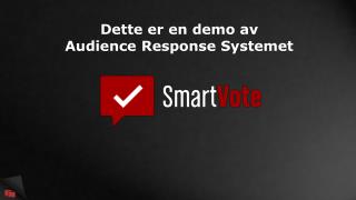 Dette er en demo av Audience Response Systemet