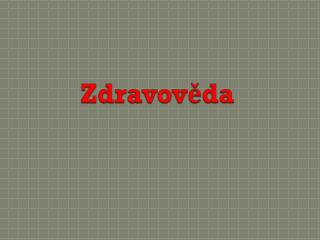 Zdravověda