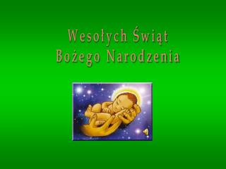 Wesołych Świąt Bożego Narodzenia