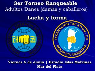 3er Torneo Ranqueable Adultos Danes (damas y caballeros)