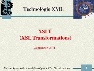 Technol ógie XML