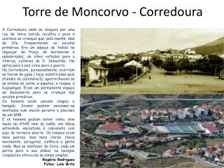 Torre de Moncorvo - Corredoura