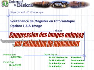 Présenté par: A.DJEFFAL