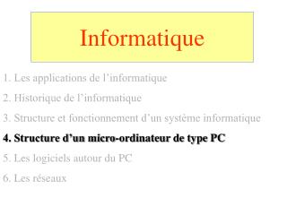 Informatique