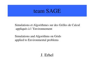 team SAGE