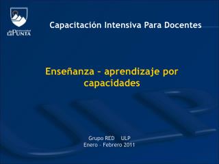 Capacitación Intensiva Para Docentes