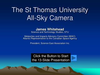 The St Thomas University All-Sky Camera