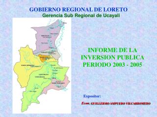 GOBIERNO REGIONAL DE LORETO