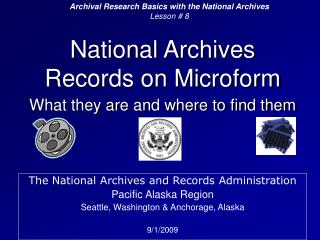 National Archives Records on Microform