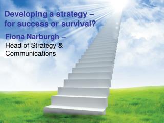 Developing a strategy – for success or survival?