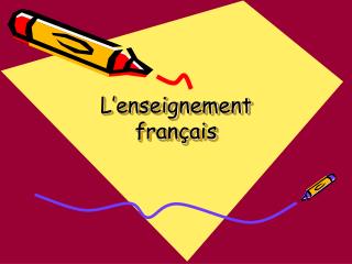 L’enseignement français